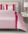 Juicy Couture Velvet Stripe On Satin 2-pc. Comforter Set, Twin/twin Xl In Pink Marshmallow