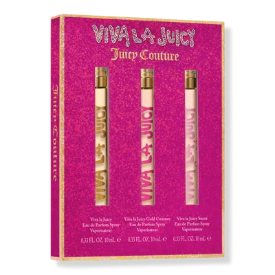 Juicy Couture Viva La Juicy 3 Piece Travel Coffret Holiday Gift Set In Multi