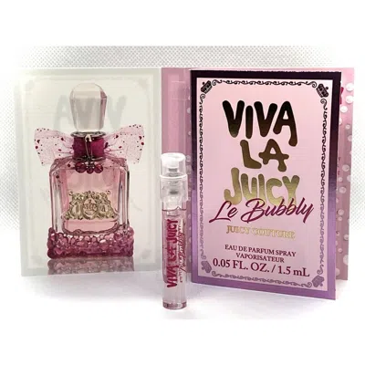 Juicy Couture Viva La Juicy Le Bubbly /  Edp Spray Vial 0.05 oz (1.5 Ml) (w) In Pink