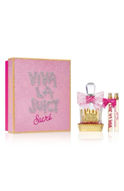 Juicy Couture Viva La Juicy Sucré Fragrance Set $190 Value In Transparent