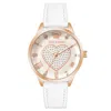 Juicy Couture Rose Gold Women Watch In White