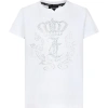 JUICY COUTURE WHITE T-SHIRT FOR GIRL WITH STRASS