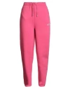 Juicy Couture Woman Pants Magenta Size M Recycled Polyester, Organic Cotton, Recycled Cotton In Pink