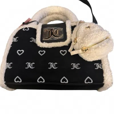 Juicy Couture Women's Chic Handbag In Black And White In Blue