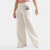Juicy Couture Women's Crown Fleece Wide Leg Jogger Pants In Cloud