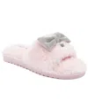 Juicy Couture Women's Hashanti Open Toe Slipper In Pink