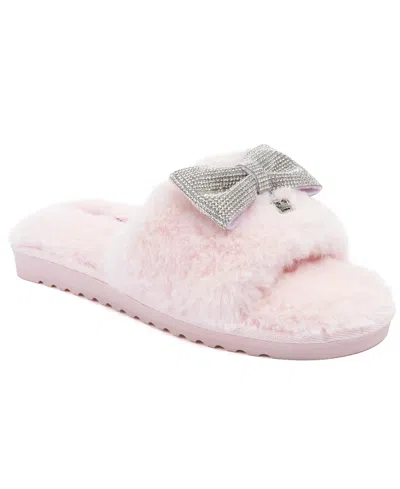Juicy Couture Women's Hashanti Open Toe Slipper In Pink