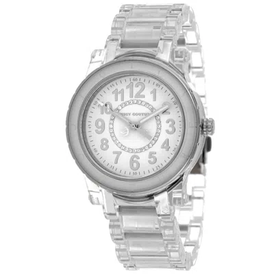 Juicy Couture Hrh Crystal-embellished 37mm Watch In Gray