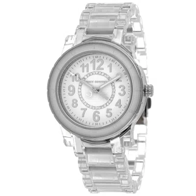 Juicy Couture Women's Hrh White Dial Watch In Silver