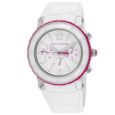 Juicy Couture Dragon Fruit 37mm Watch In White