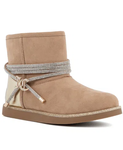 Juicy Couture Women's Kandar Embellished Cold Weather Boots In Natural