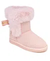 Juicy Couture Little And Big Girls King Cold Weather Pull-on Boots In Blush