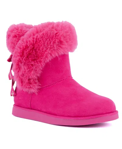 Juicy Couture Women's King Cozy Cold Weather Boots In Pink