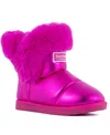 Juicy Couture Women's Kreed Metallic Cold Weather Boots In Bright Pink