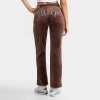 Juicy Couture Women's Og Big Bling Velour Track Pants In Multi