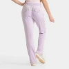Juicy Couture Women's Og Big Bling Velour Track Pants In Orchid