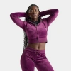 Juicy Couture Women's Og Big Bling Velour Zip-up Hoodie In Multi