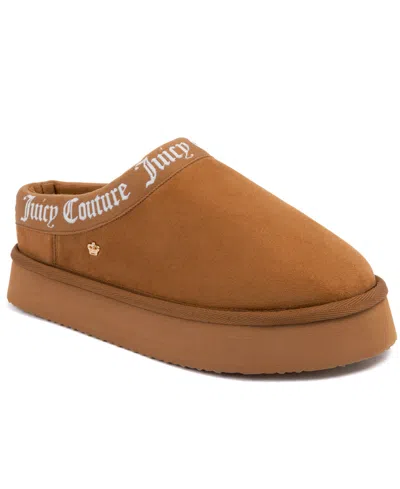 Juicy Couture Women's Oney Closed Toe Slippers In Brown