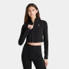 Juicy Couture Women's Poly Full-zip Jacket In Black