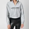 JUICY COUTURE WOMEN'S REFLECTIVE HALF ZIP UP JACKET