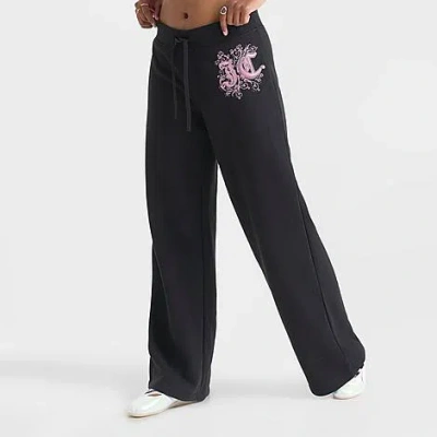 Juicy Couture Women's Ren Wide Leg Jogger Pants In Black