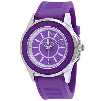 Juicy Couture Women's Rich Girl Purple Dial Watch