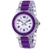 Juicy Couture Women's Rich Girl Silver Dial Watch In Purple