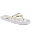 Juicy Couture Women's Shamrock Flip Flops In Multi