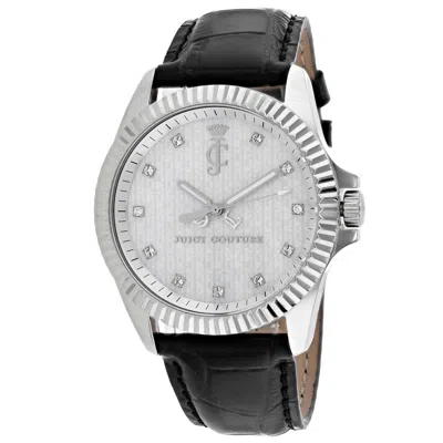 Juicy Couture Stella Fluted Bezel 40mm Watch In Black