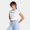 Juicy Couture Women's X Angel Reese Baby T-shirt In White