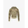 Juicy Couture Womens Green Camo Badwater Camo Cotton-blend Hoodie In Multi