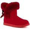 Juicy Couture King Womens Faux Fur Lined Ankle Ankle Boots In Multi