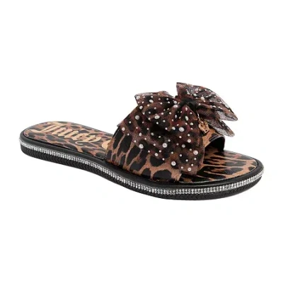 Juicy Couture Womens Yates Flat Sandals In Brown