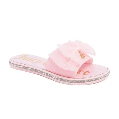 Juicy Couture Womens Yates Flat Sandals In Pink