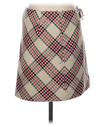 Pre-owned Juicy Couture Wool Skirt In Tan