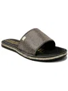 Juicy Couture Yummy Womens Embellished Casual Slide Sandals In Multi