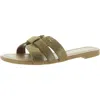 Juicy Couture Zimie Womens Embellished Man Made Slide Sandals In Multi