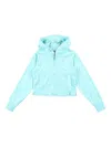 Juicy Couture Zip-up Embellished Hoodie In Blue