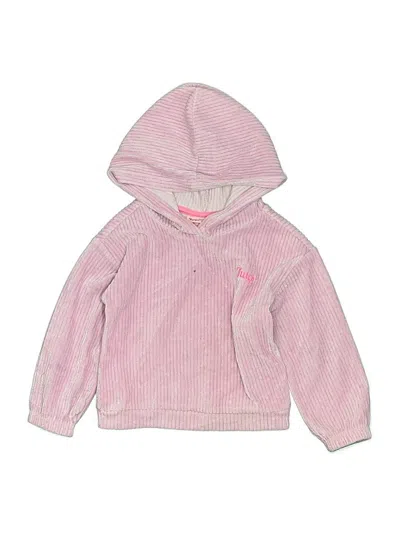 Pre-owned Juicy Couture Kids' Zip Up Hoodie In Pink