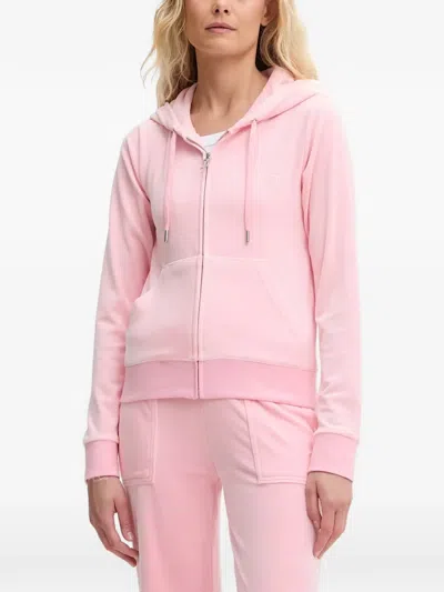 Juicy Couture Zip-up Hoodie In Pink