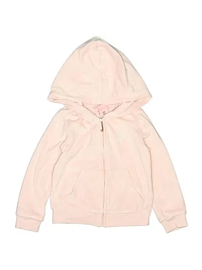 Pre-owned Juicy Couture Kids' Zip Up Hoodie In Pink