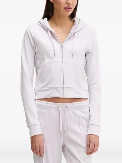 Juicy Couture Zip-up Hoodie In Purple