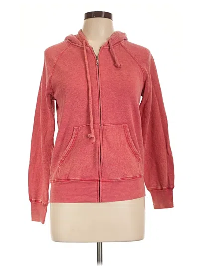 Pre-owned Juicy Couture Zip Up Hoodie In Red
