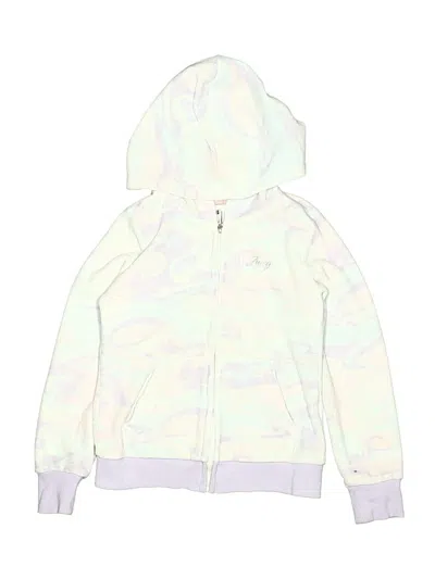 Pre-owned Juicy Couture Kids' Zip Up Hoodie In Silver