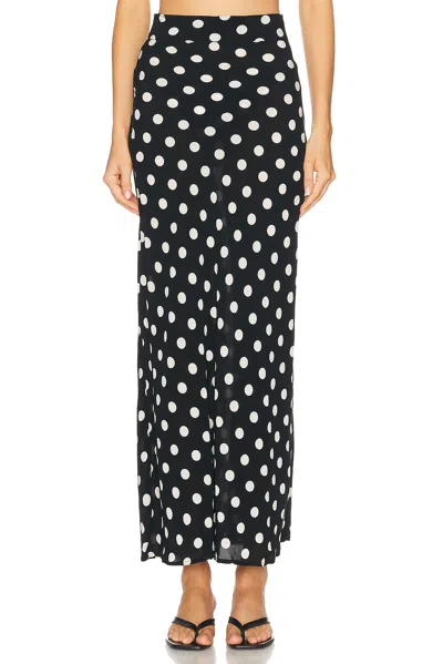 Juillet Beatrice Maxi Skirt In Black