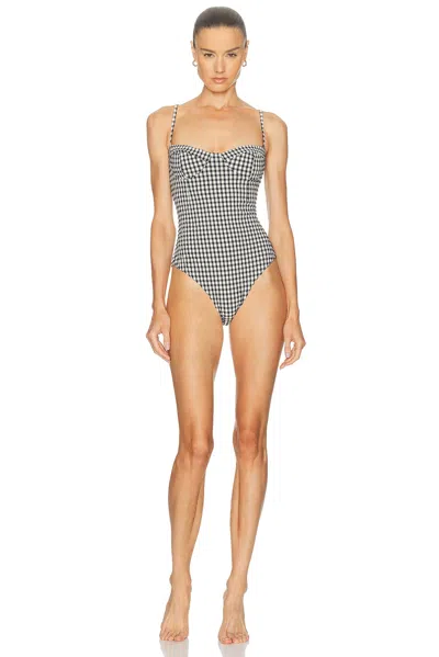 Juillet Bowie One Piece Swimsuit In Blue