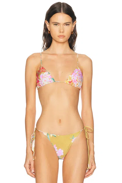 Juillet Elsa Bikini Top In Multi