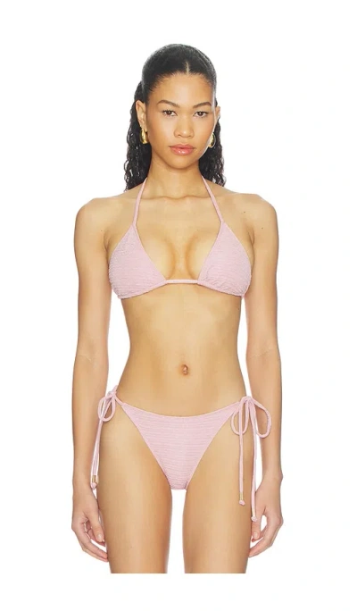 Juillet Hollis Bikini Top In Pink