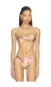 Juillet Ingrid Bikini Top In Multi