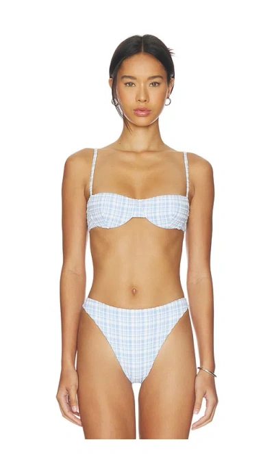 Juillet Ingrid Top In Blue